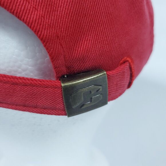 Nebraska Cornhuskers Hat Cap Strap Back Mens Red Black Huskers Football NCAA - Picture 7 of 10